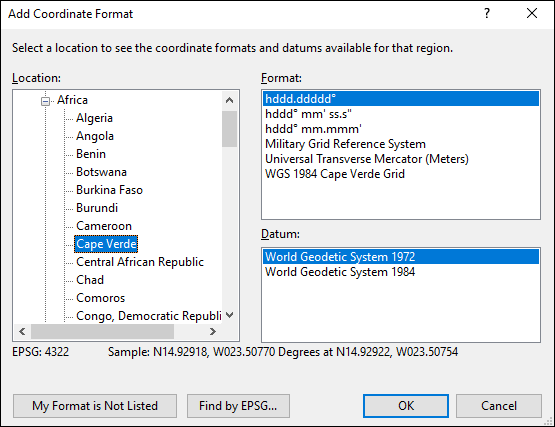 ExpertGPS is a batch coordinate converter for Cape Verdean GPS, GIS, and CAD coordinate formats.