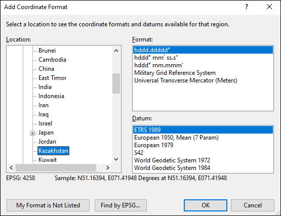 ExpertGPS is a batch coordinate converter for Kazak GPS, GIS, and CAD coordinate formats.