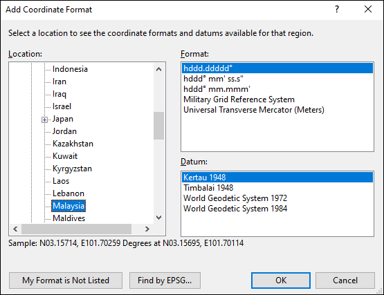 ExpertGPS is a batch coordinate converter for Malaysian GPS, GIS, and CAD coordinate formats.