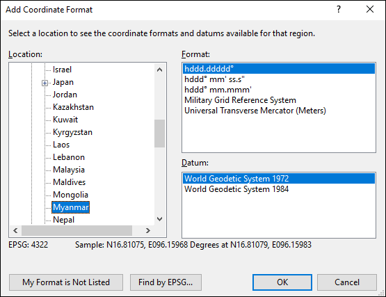 ExpertGPS is a batch coordinate converter for GPS, GIS, and CAD coordinate formats.
