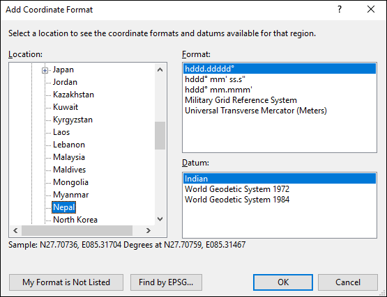 ExpertGPS is a batch coordinate converter for Nepales GPS, GIS, and CAD coordinate formats.