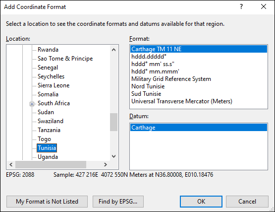ExpertGPS is a batch coordinate converter for Tunisian GPS, GIS, and CAD coordinate formats.