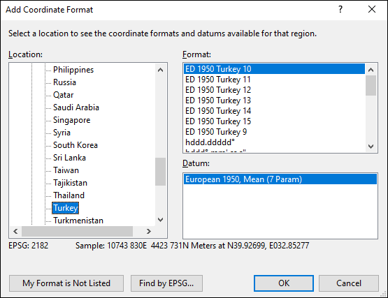 ExpertGPS is a batch coordinate converter for Turkish GPS, GIS, and CAD coordinate formats.