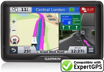 Download data from your Garmin Camper 760LMT-D with ExpertGPS Download your Garmin Camper 760LMT-D waypoints and tracklogs and create maps with ExpertGPS