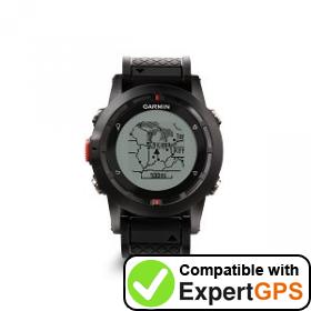Download data from your Garmin fenix with ExpertGPS Download your Garmin fenix waypoints and tracklogs and create maps with ExpertGPS