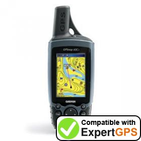 Download data from your Garmin GPSMAP 60Cx with ExpertGPS Download your Garmin GPSMAP 60Cx waypoints and tracklogs and create maps with ExpertGPS