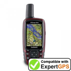Download data from your Garmin GPSMAP 62stc with ExpertGPS Download your Garmin GPSMAP 62stc waypoints and tracklogs and create maps with ExpertGPS
