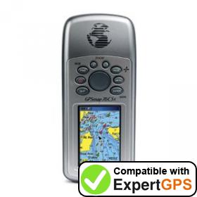 Download data from your Garmin GPSMAP 76CS with ExpertGPS Download your Garmin GPSMAP 76CS waypoints and tracklogs and create maps with ExpertGPS