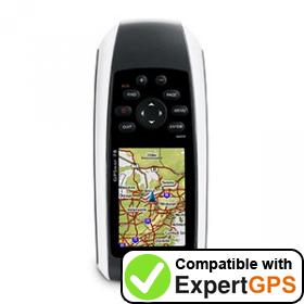 Download data from your Garmin GPSMAP 78 with ExpertGPS Download your Garmin GPSMAP 78 waypoints and tracklogs and create maps with ExpertGPS
