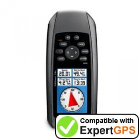 Download data from your Garmin GPSMAP 78s with ExpertGPS Download your Garmin GPSMAP 78s waypoints and tracklogs and create maps with ExpertGPS