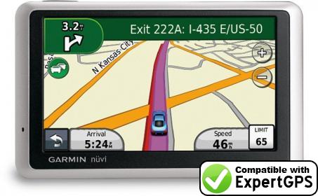 Download data from your Garmin nüvi 1360 with ExpertGPS Download your Garmin nüvi 1360 waypoints and tracklogs and create maps with ExpertGPS