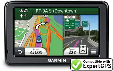 Download data from your Garmin nüvi 2555LMT with ExpertGPS Download your Garmin nüvi 2555LMT waypoints and tracklogs and create maps with ExpertGPS