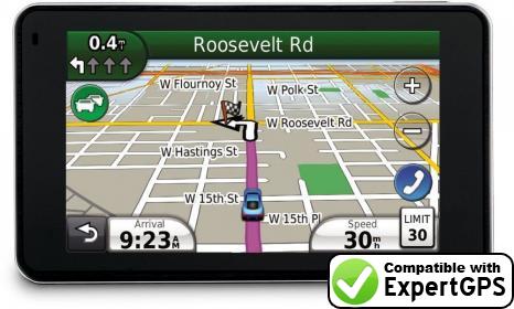 Download data from your Garmin nüvi 3760LMT with ExpertGPS Download your Garmin nüvi 3760LMT waypoints and tracklogs and create maps with ExpertGPS