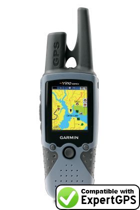 Download data from your Garmin Rino 520 HCx with ExpertGPS Download your Garmin Rino 520 HCx waypoints and tracklogs and create maps with ExpertGPS