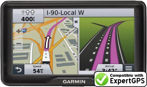 Download data from your Garmin RV 760LMT with ExpertGPS Download your Garmin RV 760LMT waypoints and tracklogs and create maps with ExpertGPS
