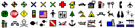 ExpertGPS waypoint symbols for Lowrance LCX-111C HD ExpertGPS waypoint symbols for Lowrance LCX-111C HD