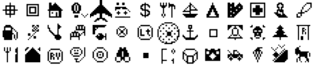 ExpertGPS waypoint symbols for Magellan Meridian Marine ExpertGPS waypoint symbols for Magellan Meridian Marine