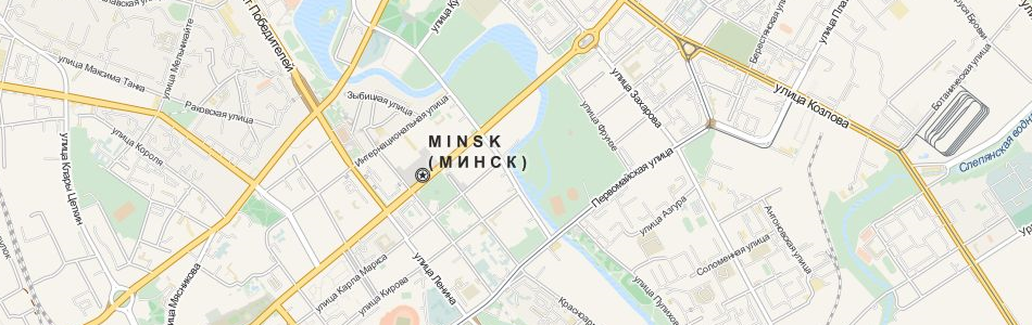 Map of Belarus in ExpertGPS GPS Mapping Software
