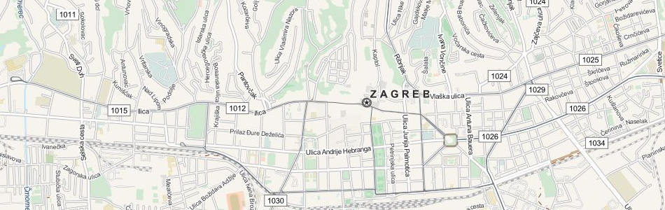 Map of Croatia in ExpertGPS GPS Mapping Software