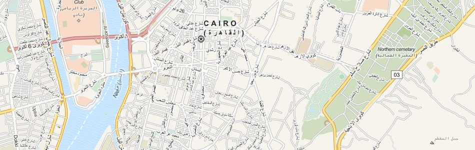 Map of Egypt in ExpertGPS GPS Mapping Software
