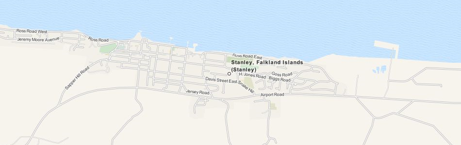 Map of Falkland Islands in ExpertGPS GPS Mapping Software