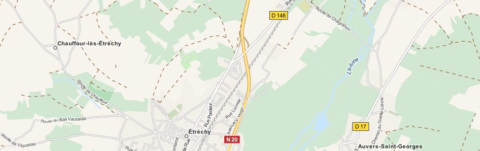Map of France in ExpertGPS GPS Mapping Software