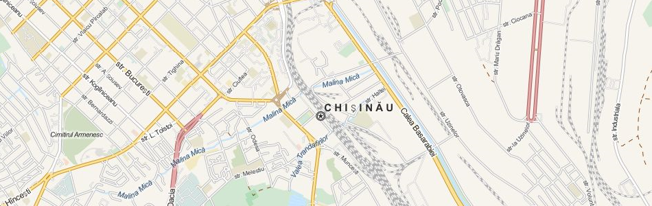 Map of Moldova in ExpertGPS GPS Mapping Software