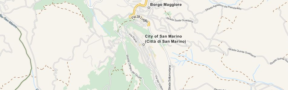 Map of San Marino in ExpertGPS GPS Mapping Software