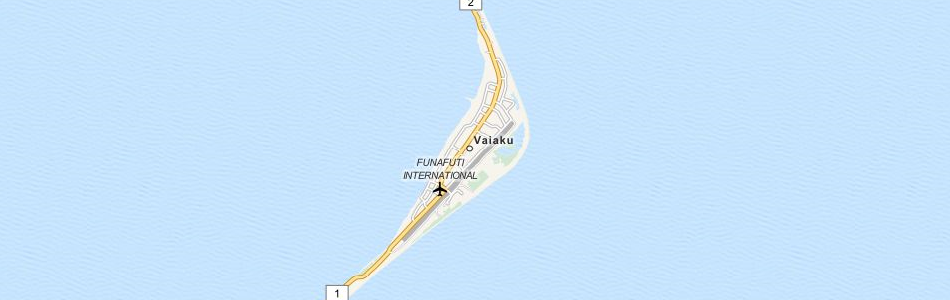 Map of Tuvalu in ExpertGPS GPS Mapping Software