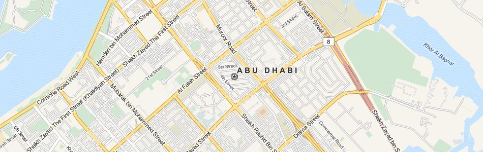 Map of United Arab Emirates in ExpertGPS GPS Mapping Software